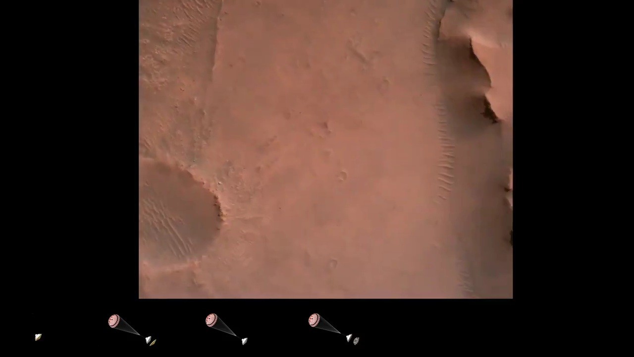 ناسا تنشر أول مقطع فيديو يصور هبوط المسبار المتجول برسفيرنس على المريخ