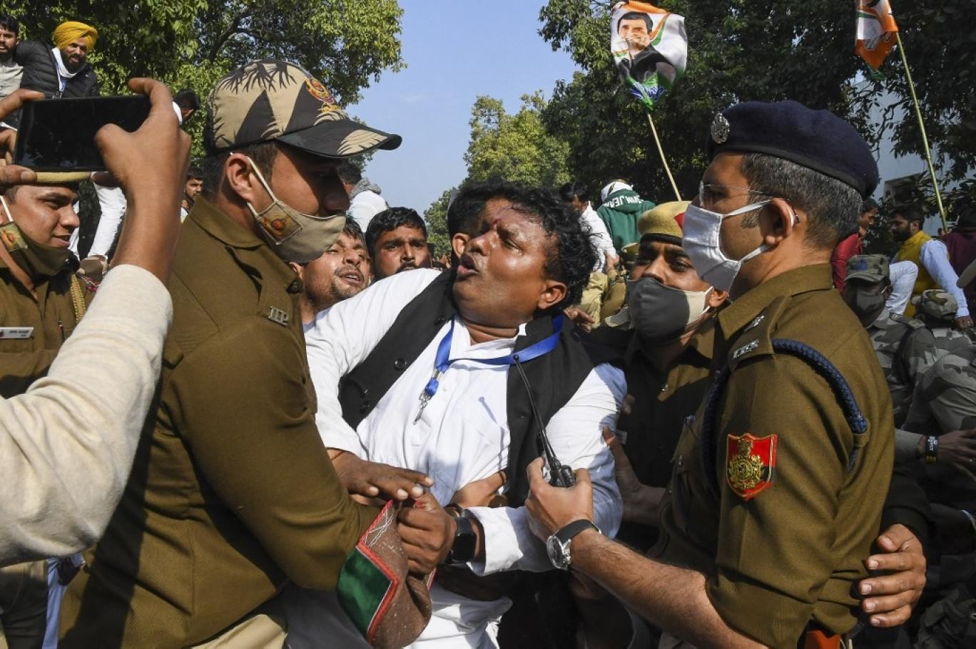 احتجاجات المزارعين في الهند 