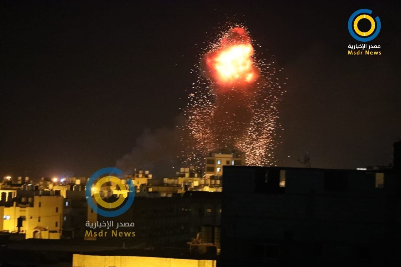 قصف إسرائيلي على غزة 