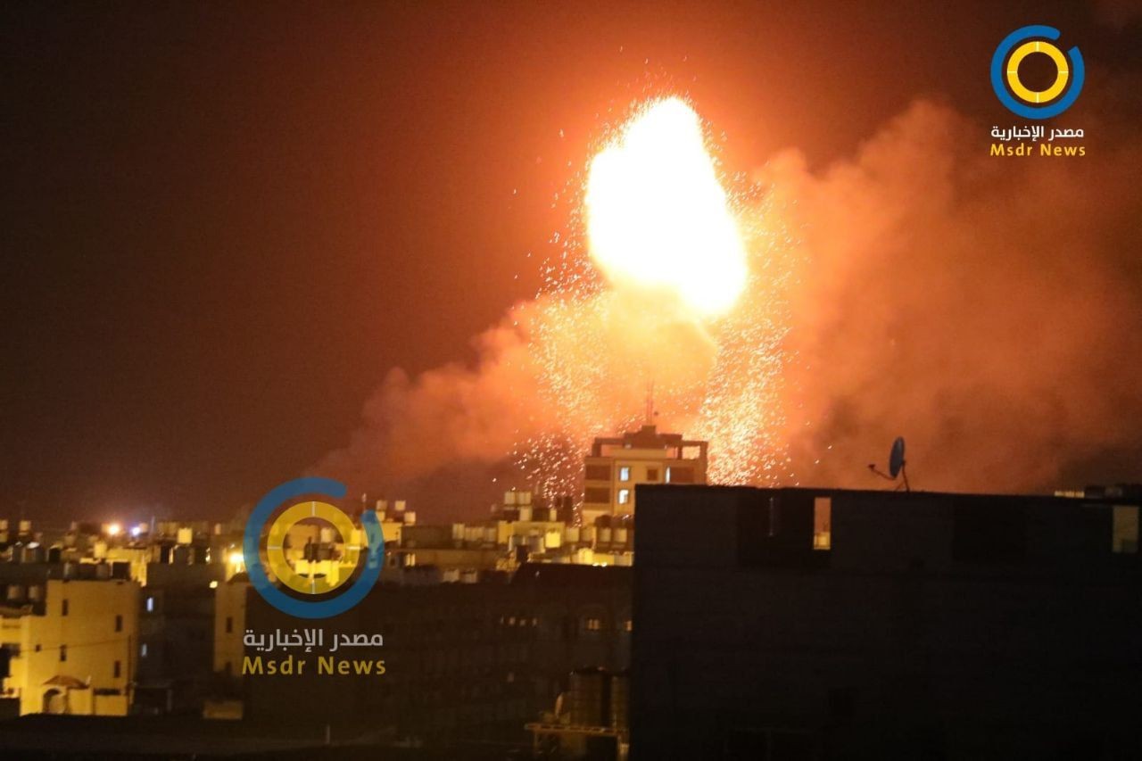 قصف إسرائيلي على غزة 
